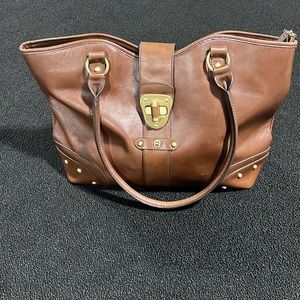 Etienne Aigner medium brown tote bag